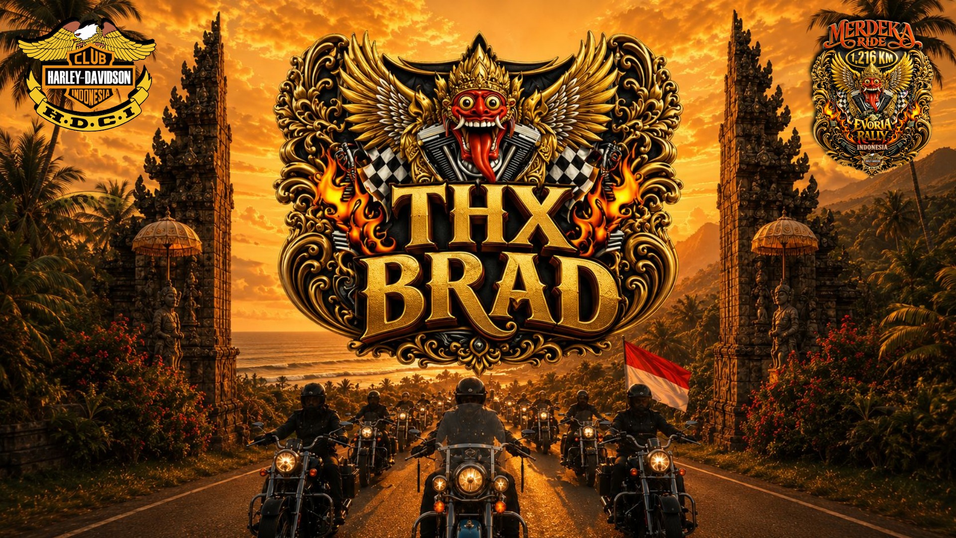 THX BRAD Merdeka Ride dan Evoria Rally